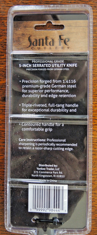YOUR CHOICE Santa Fe 3.5" Paring - 4" Paring - 5" Serrated Utility Knife gallery