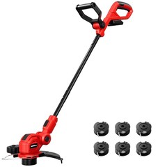 Heinpro Cordless String Trimmer M18 Compatible 12″ Brush Cutter Weed Eater