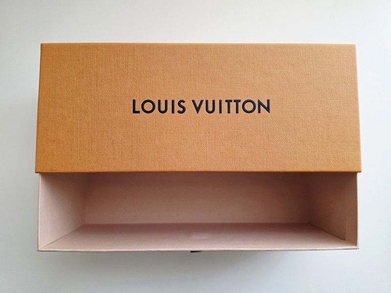 Authentic Louis Vuitton Large Drawer Style Empty Box 9.5" x 4" x 4" gallery