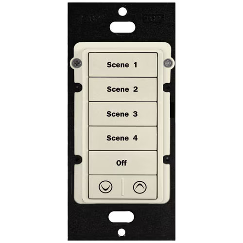 PulseWorx UPB Wall Controller with Load Dimmer, 7 Button, Light Almond gallery