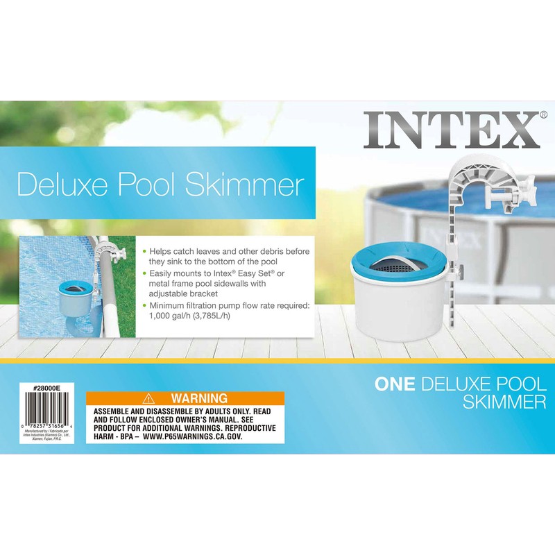 Intex 3000 GPH Pool Sand Filter Pump with Automatic Timer and Automatic Skimmer gallery