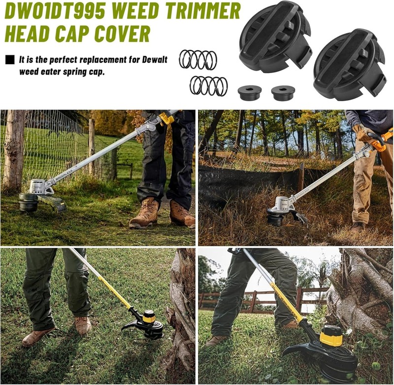 2-Pack Replacement Weed Trimmer Head for Dewalt 20V DCST922P1 DCST922B DCST972X1 gallery