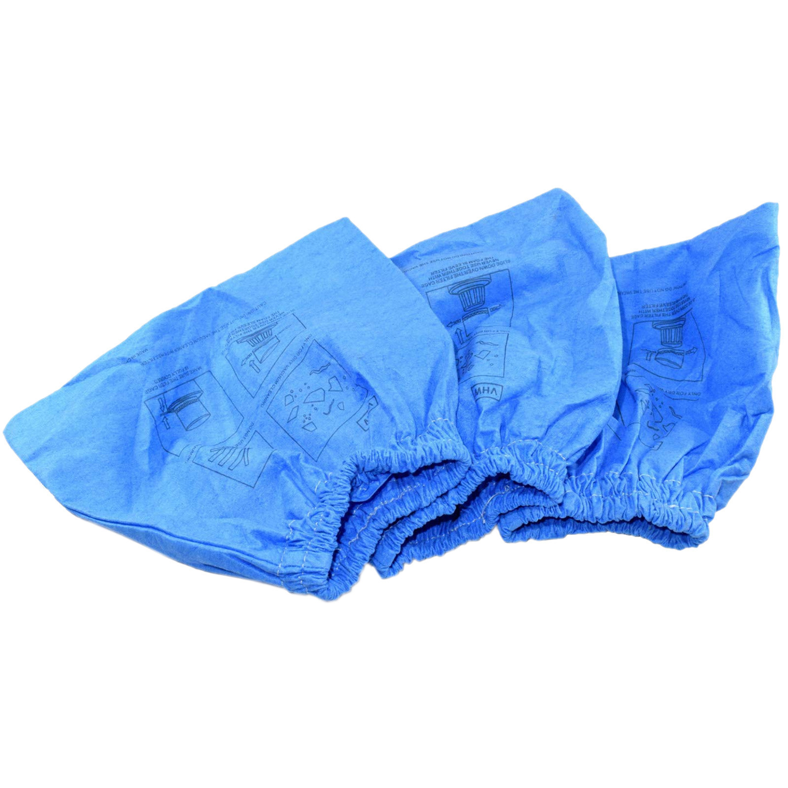 3-Pack HQRP Cloth Filter for Armor All AA155 AA255 AA255W AA256 VOM205P 0901 Vac gallery