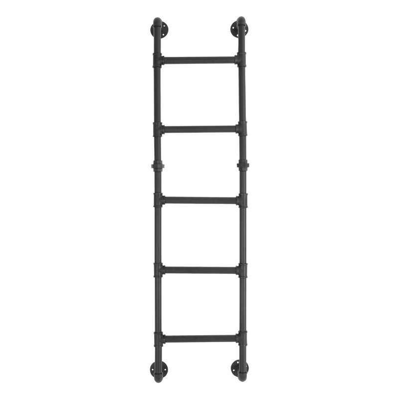 5-Step Ladder Wall/Floor-Mounted Ladders for RV 65" Tall Bunk Bed Black Finish gallery