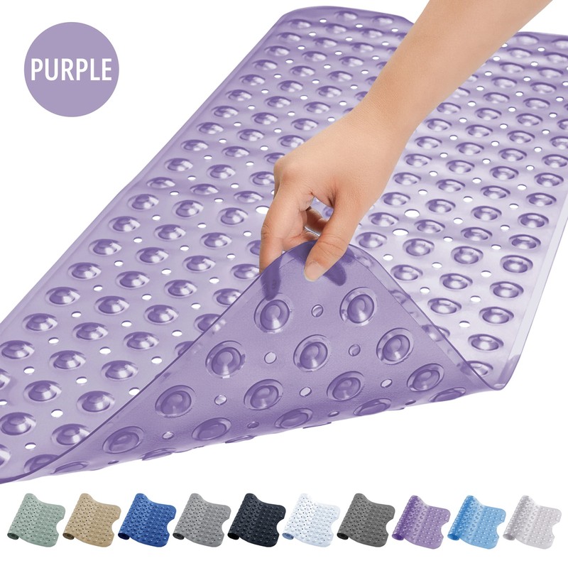 Lux Decor Collection Extra-Large 40x16" Bathtub Mat – Non-Slip Shower Mat with gallery