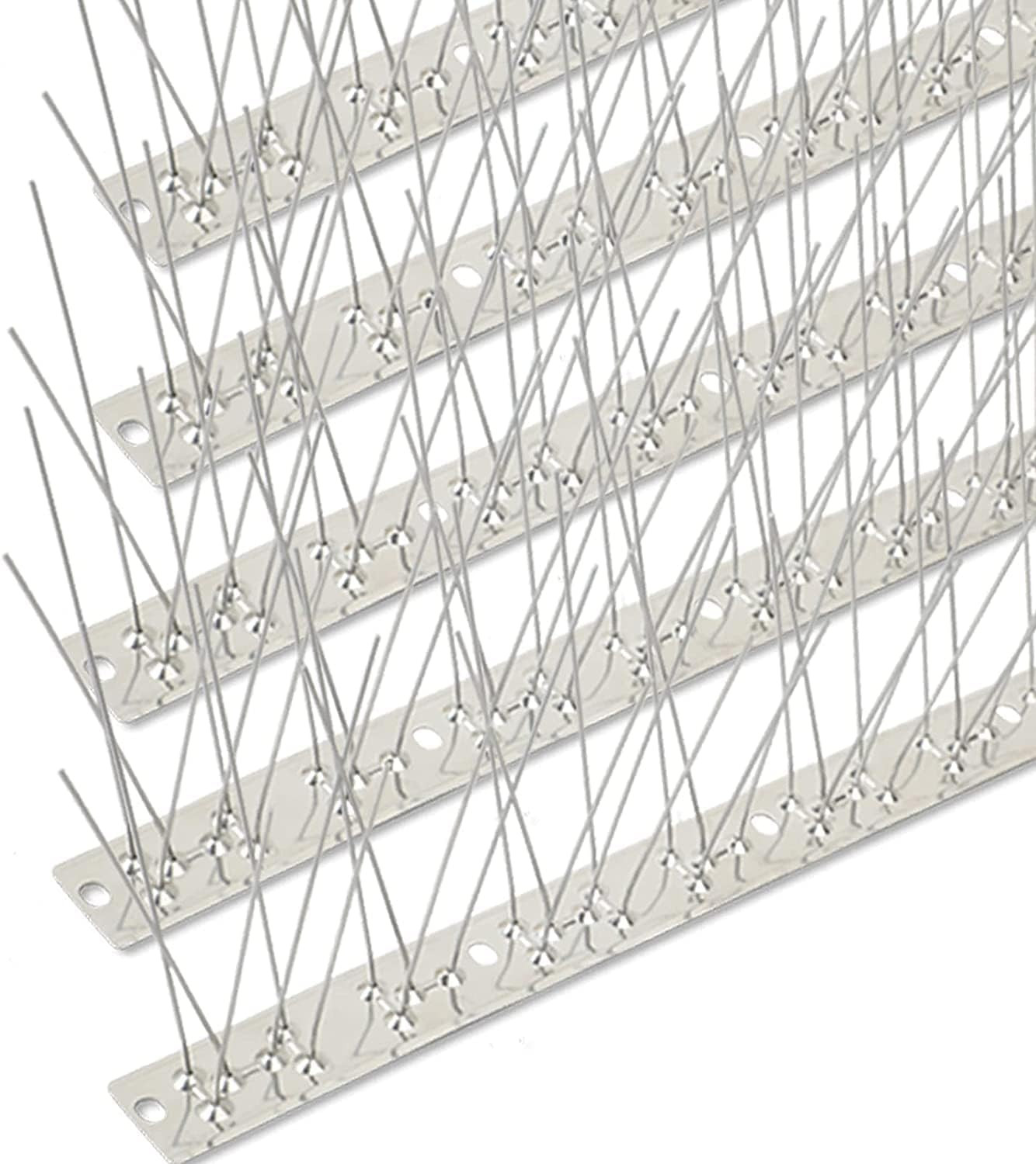Bird Spikes Stainless Steel 200Ft Coverage 185 Pack for Pigeons Small Birds Outd gallery