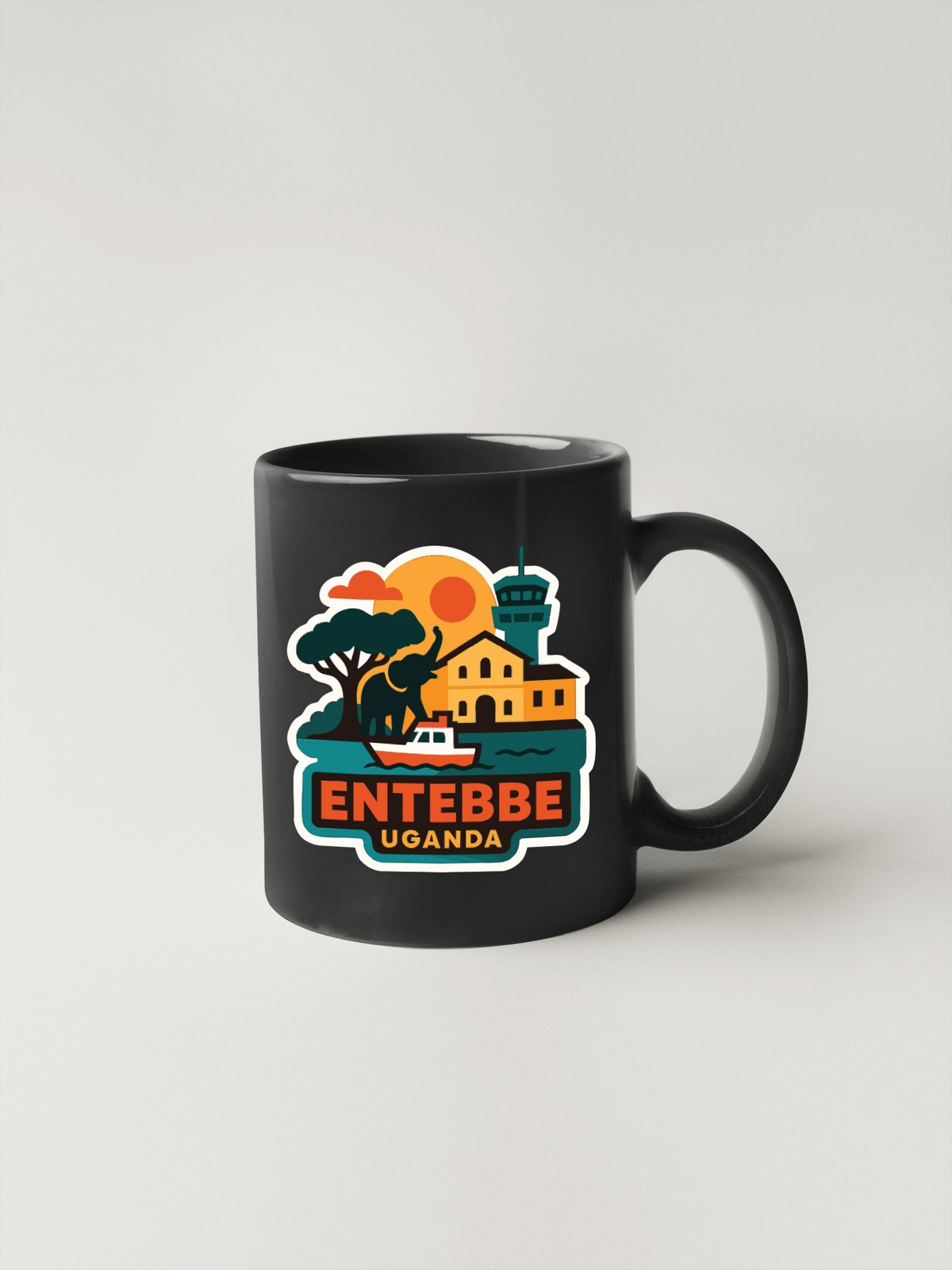 Entebbe Uganda Sticker Decal Vinyl Die-Cut City Skyline Landmark Design gallery