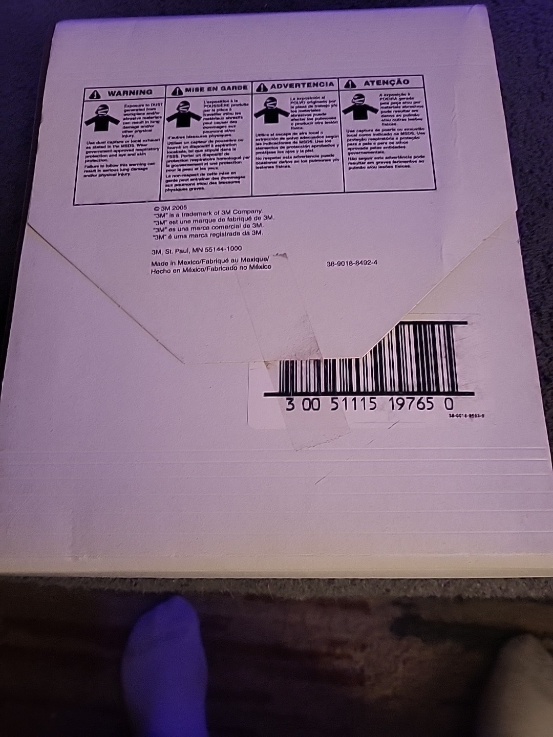 3M Utility Cloth Sheet 314D 9x11 P280 (50 Pack) gallery