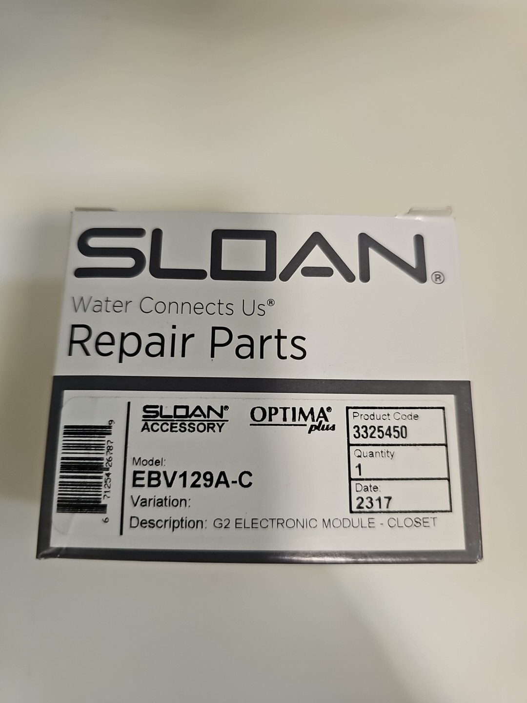 Sloan EBV-129A-C G2 Electronic Module for Water Closet gallery