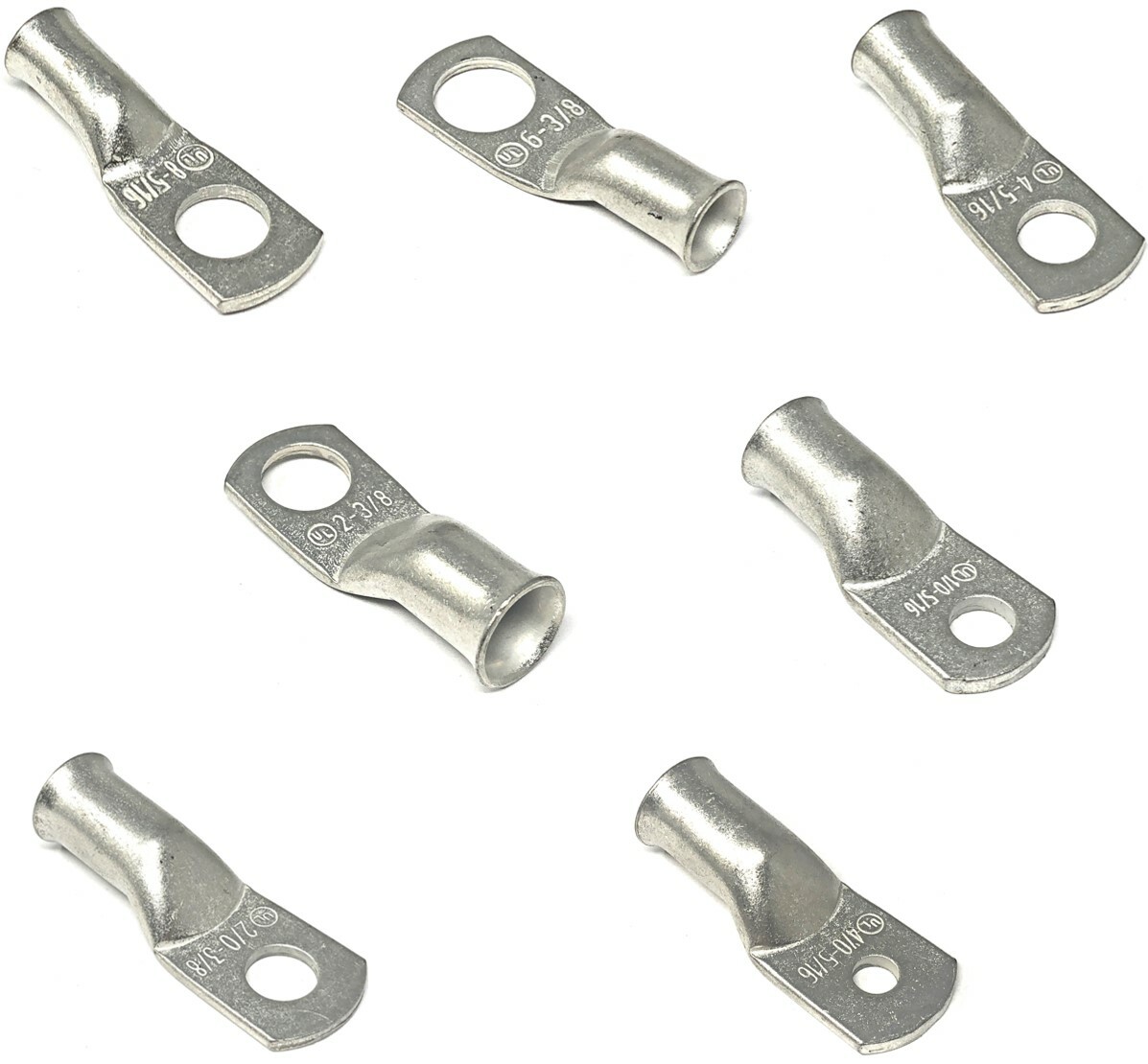 Tinned Copper Cable Lugs Ring Terminals AWG Welding Battery Marine Cable Wire gallery