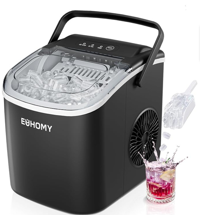 26lb Countertop Ice Maker Daily Portable Self-Cleaning Quiet Quick Ice 6 Mins gallery
