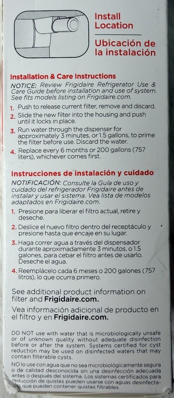Frigidaire WF3CB PureSource 3 Refrigerator Water Filter New Open Box Genuine gallery