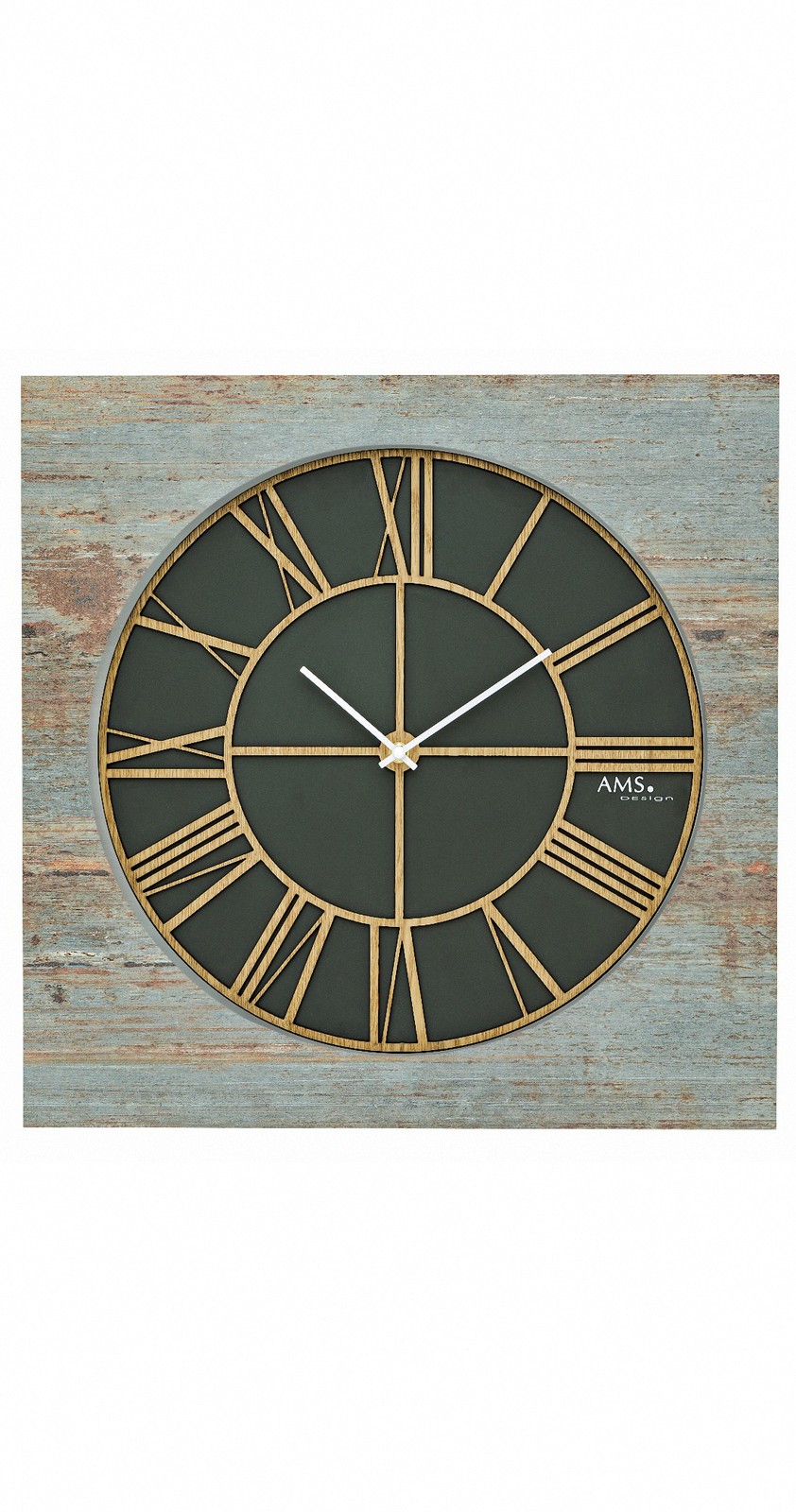 Modern Wall Clock with Quartz Movement by AMS gallery