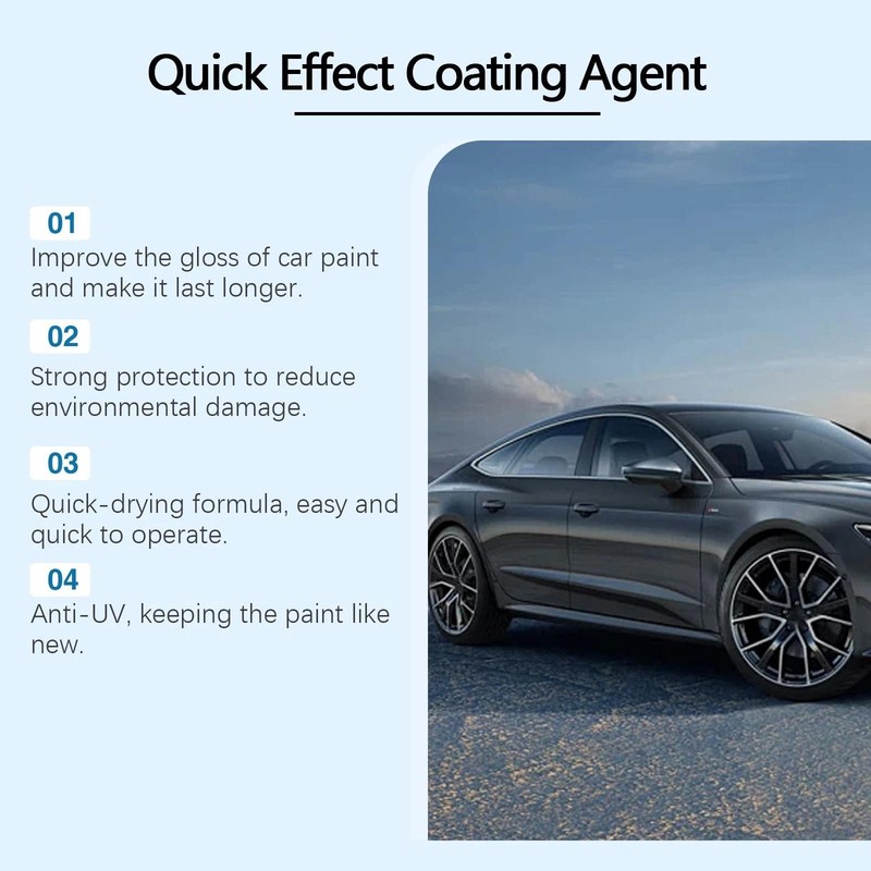 Car Coating Spray, Quick Effect, 2PCS 120ml – Fast Wax Application & Instant Shi gallery