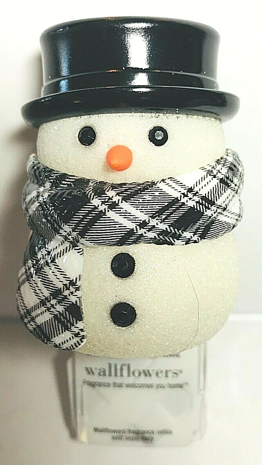 *New* SNOWMAN w/SCARF ~ Wallflower Plug ~ Bath & Body Works ~ SHIPS FREE! gallery