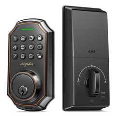 ARPHA Keyless Smart Door Lock Entry Keypad Deadbolt Anti-Peeping Auto Lock D180