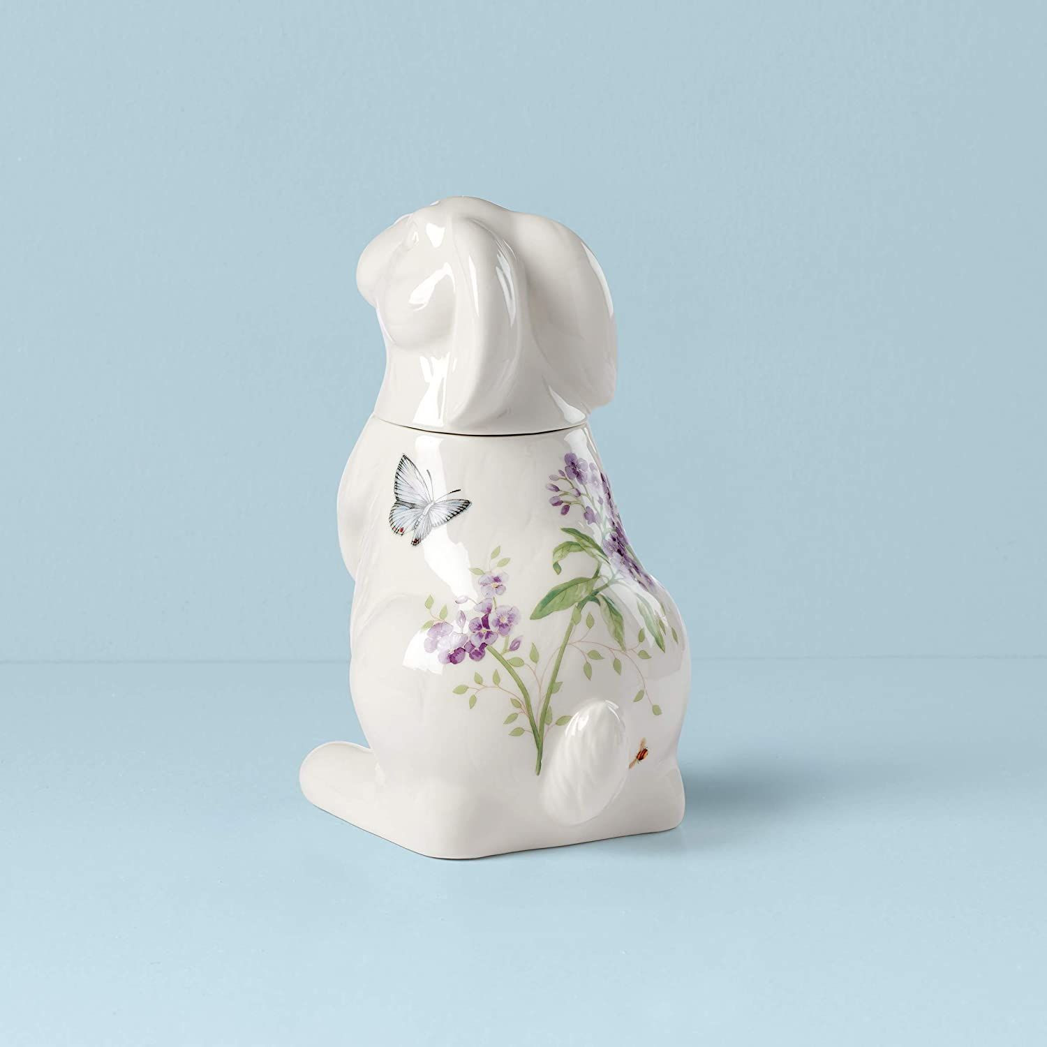Lenox 893454 Butterfly Meadow Bunny Cookie Jar Multicolor gallery