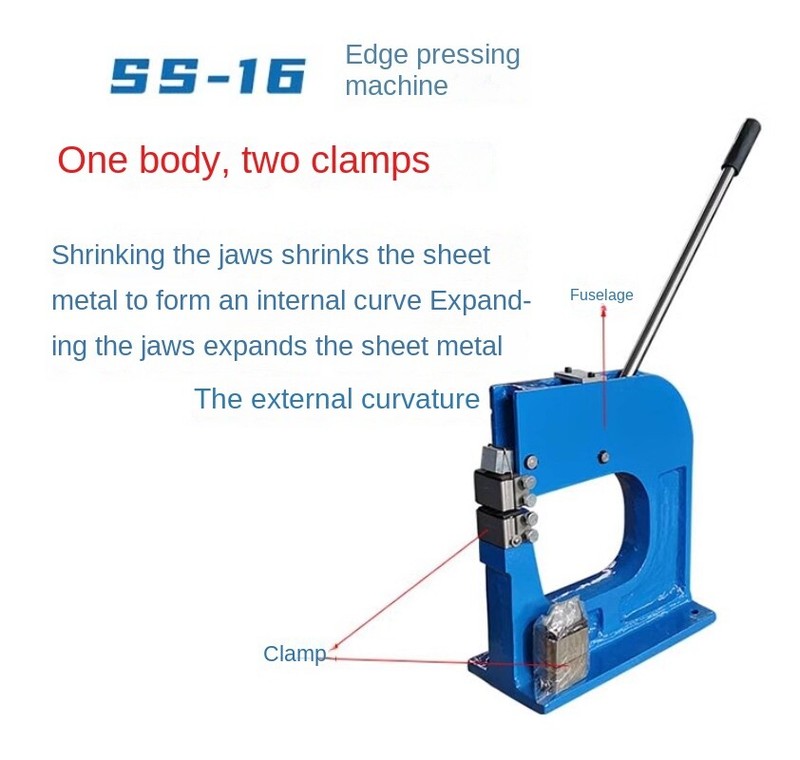 Crimping Machine SS-16 Shrinking and Expanding Equipment for Sheet Metal Forming gallery