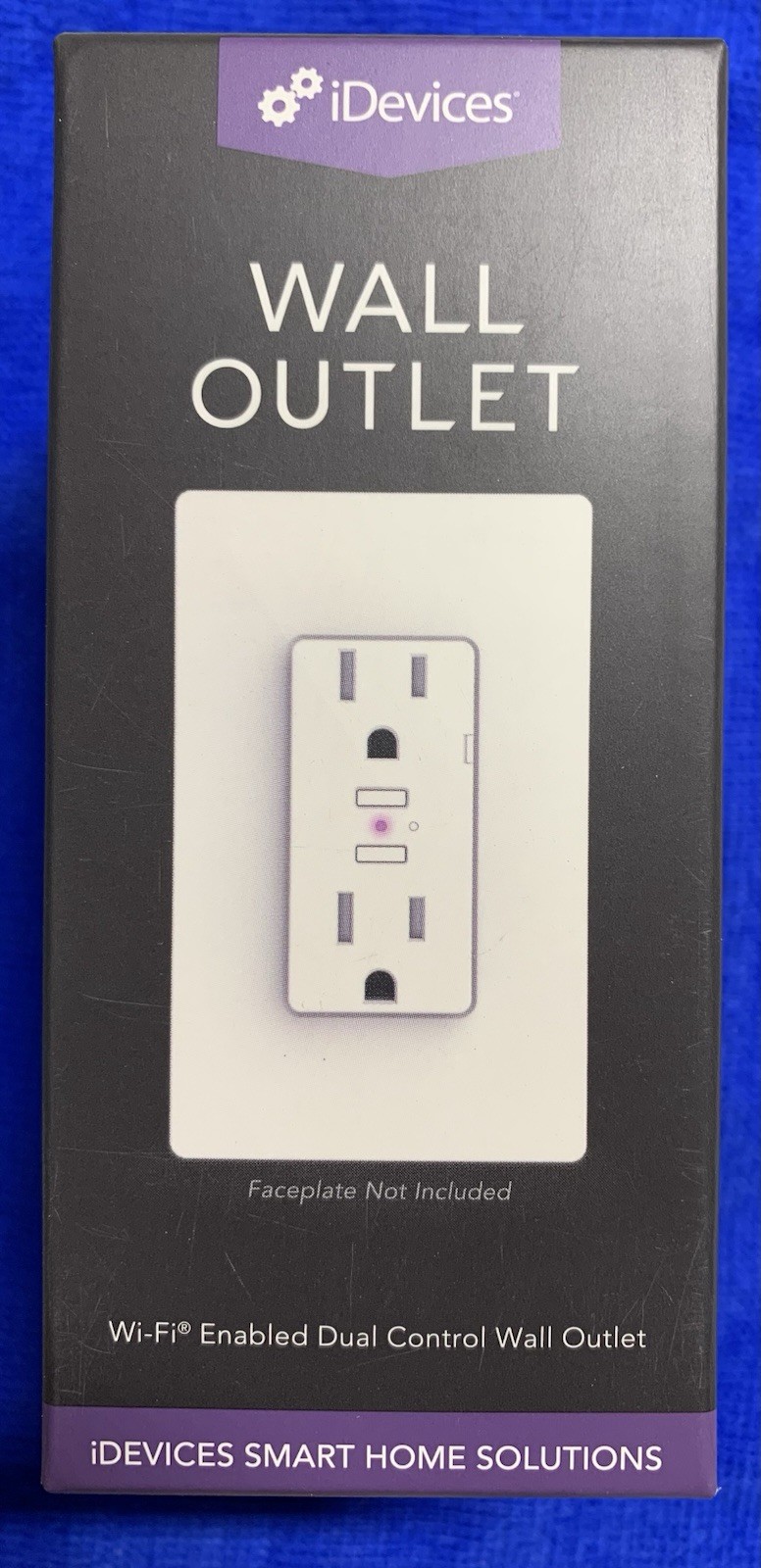 iDevices Wi-Fi Enabled Dual Control Smart Wall Outlet - White (IDEV0010) gallery