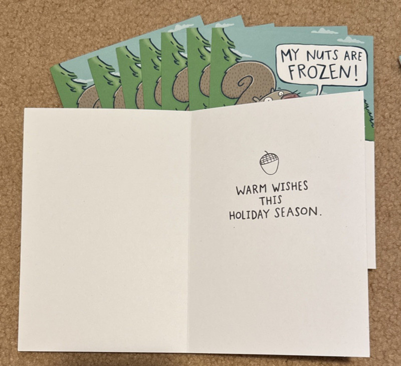 2 Boxes=32 Hallmark Shoebox Christmas Cards Happy Holiday Adult Humor Funny gallery