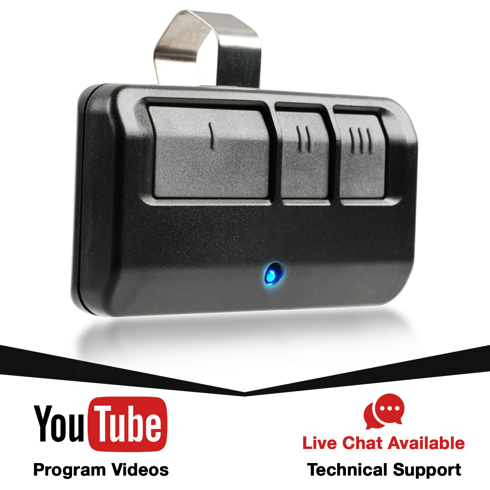 For 893LM LiftMaster 3Button Remote Transmitter Garage Security+ 2.0 myQ 953ESTD gallery
