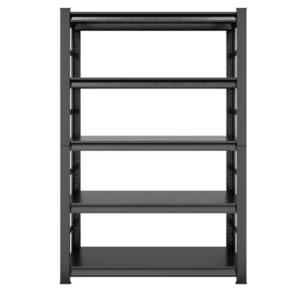 Dark Gray 5-Tier Adjustable Metal Garage Storage Shelving Unit (47.2 In. W X 78 gallery