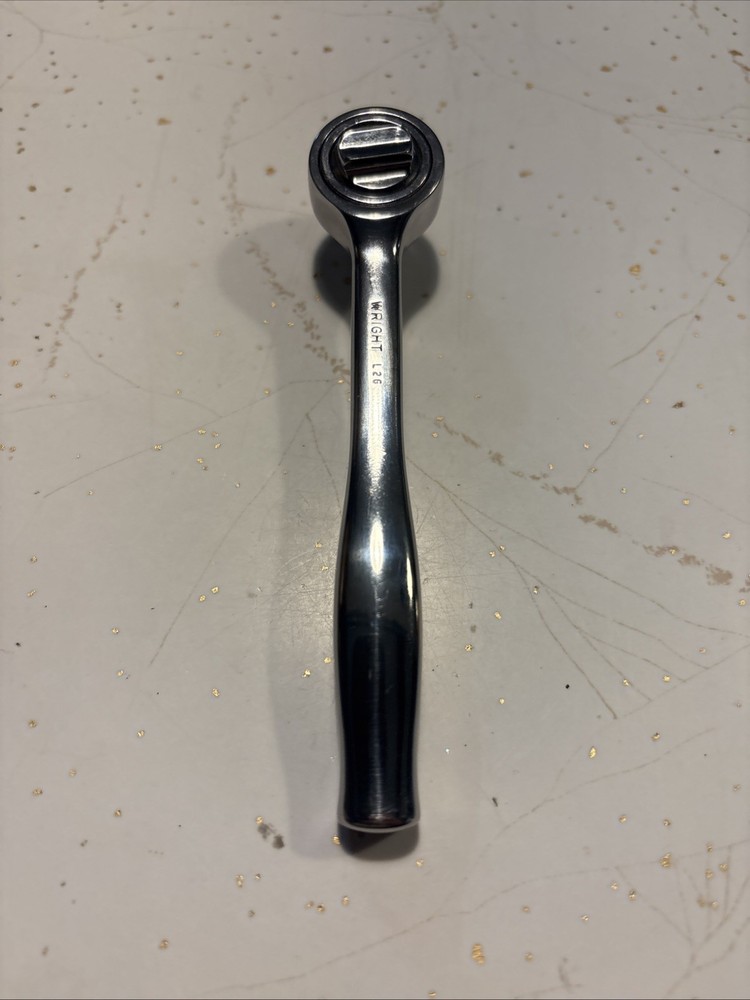 Wright Tool Compact Contour Handle Ratcheting Socket Wrench 3/8" Drive 3430 USA