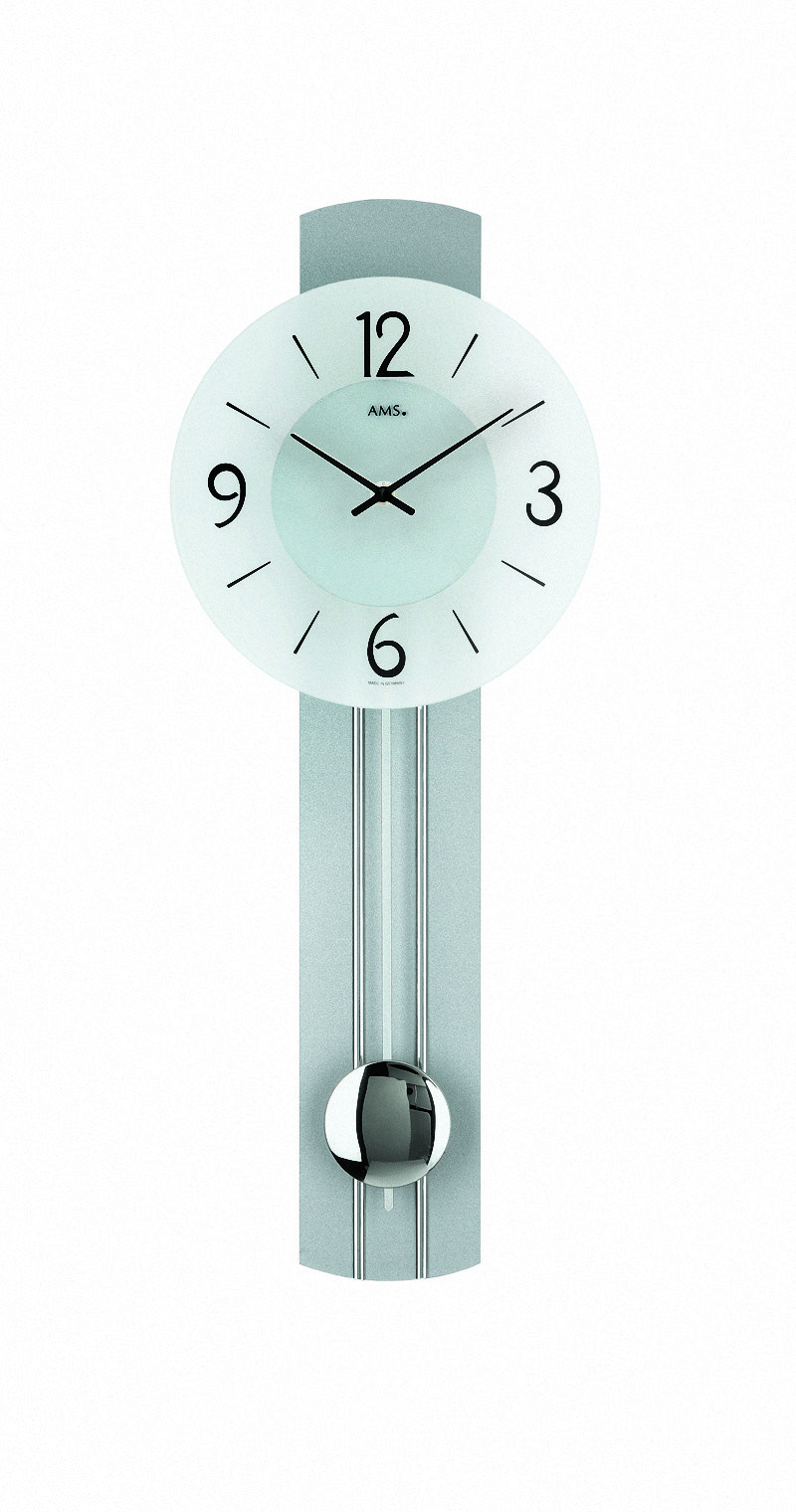 Modern Wall Clock with Quartz Movement by AMS gallery