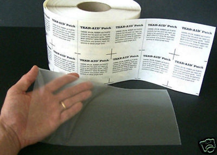 VINYL POOL LINER & COVER *REPAIR PATCH* 6" x 12" Tear Aid Type B **SHIPS FREE** gallery