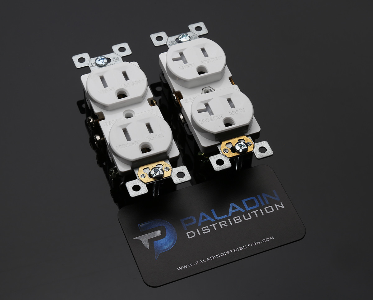 15A / 20A AMP Tamper Resistant Child Safety Outlet Receptacle Plug T/R - White gallery