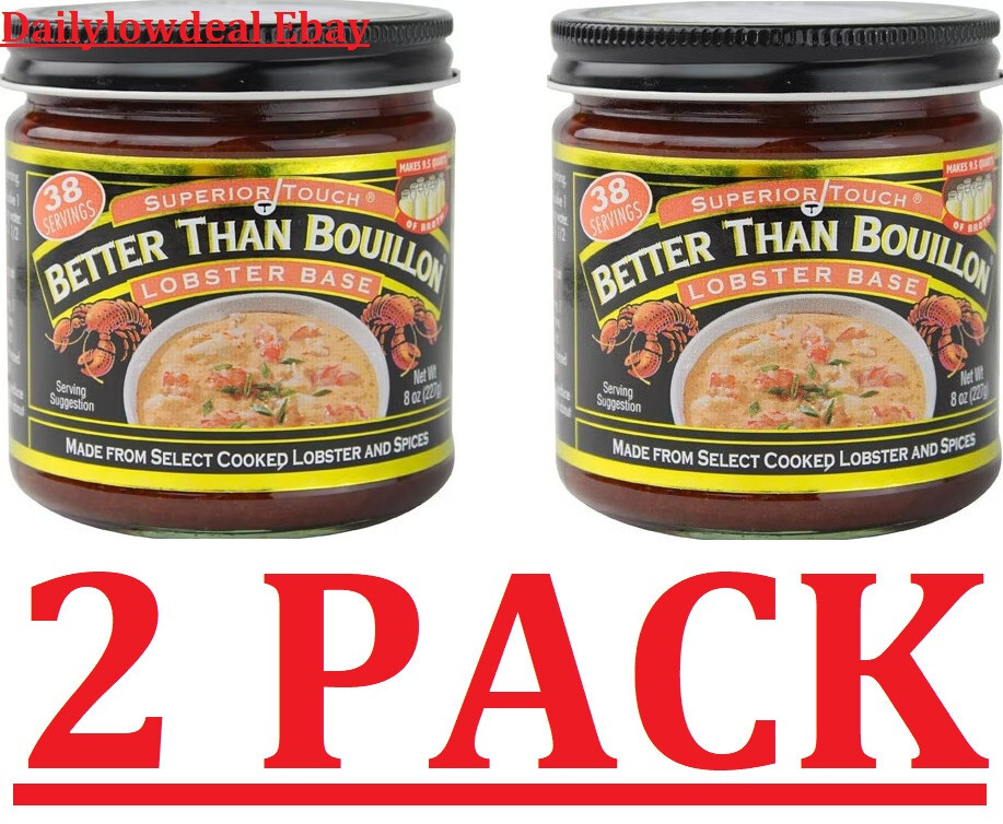 2 PACK- Better Than Bouillon Superior Touch Lobster Base 8 Oz (16 Oz) gallery