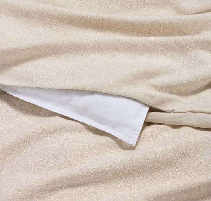 Heavyweight Linen Blend Duvet Cover - Casaluna King Natural Color gallery