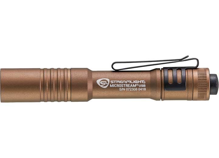 Streamlight 66608 MicroStream 250-Lumen EDC Ultra-Compact Flashlight - Coyote gallery