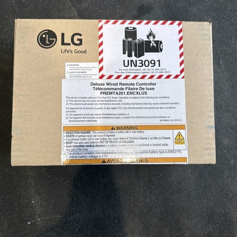 LG Deluxe Wired Remote Controller ThinQ Wi-Fi PREMTA200.ENCXLUS (BRAND NEW) gallery