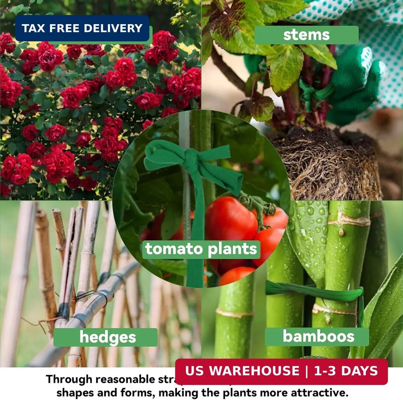 2 Pack Garden String - Plant Ties, Garden Twine, Gardening Tape, Tree Support, S gallery