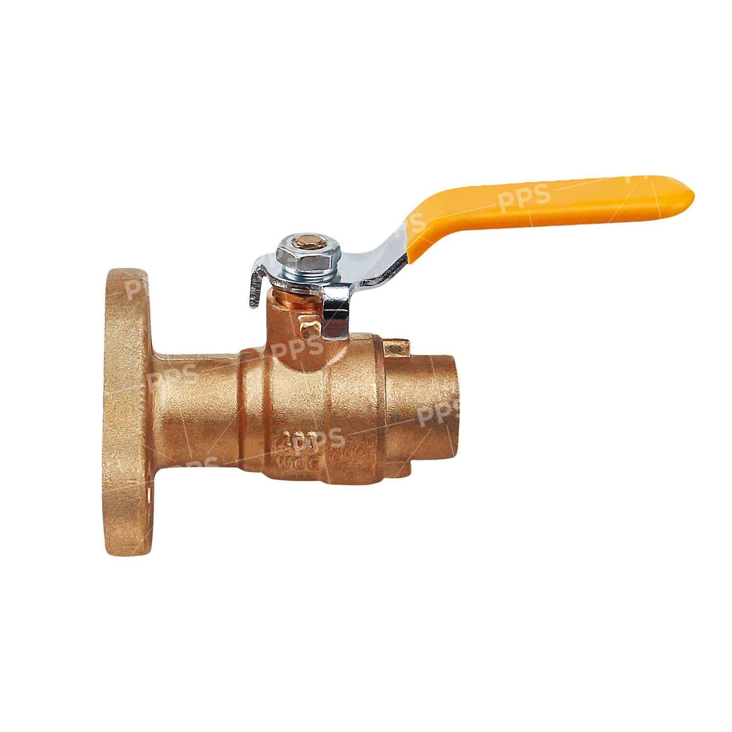 Midline Valve Full Port Ball Valve with Flange; Brass; SWT (5 PK) gallery