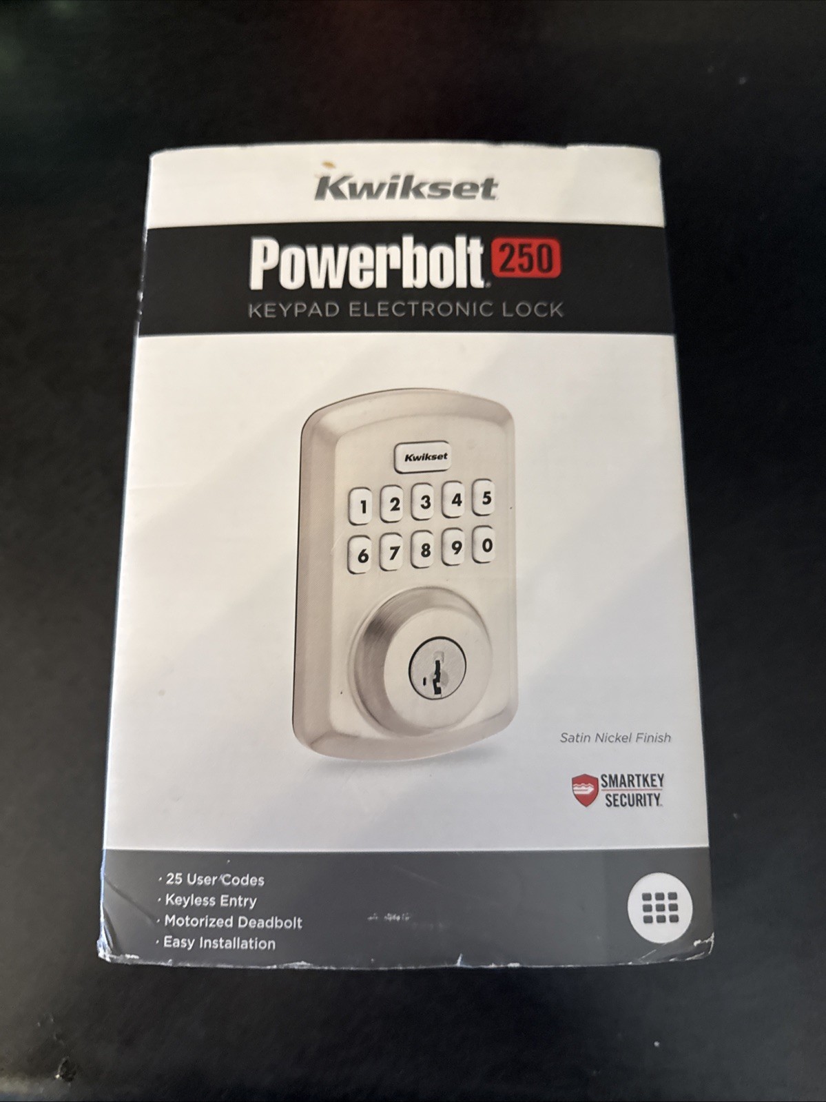 Kwikset Powerbolt 250 10-Button Keypad Satin Nickel Transitional Electronic gallery