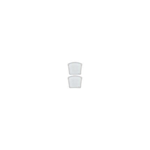 Cuisipro Silicone Seamless Reusable Bag 8 x 7-In 27 fl oz 2-pack (Clear) gallery