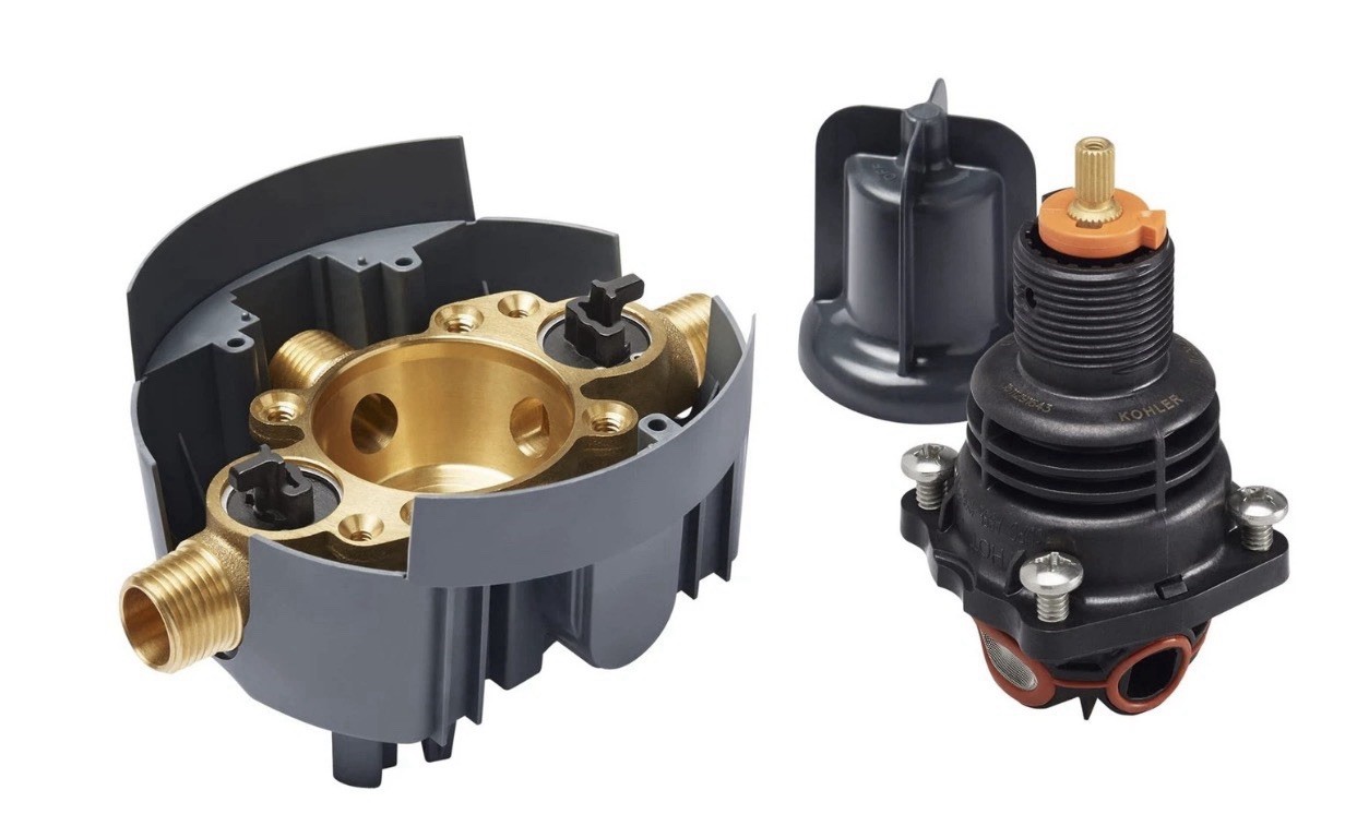 K28304-KS-NA Rite-Temp Thermostatic Valve Body And Cartridge Kit With Service... gallery
