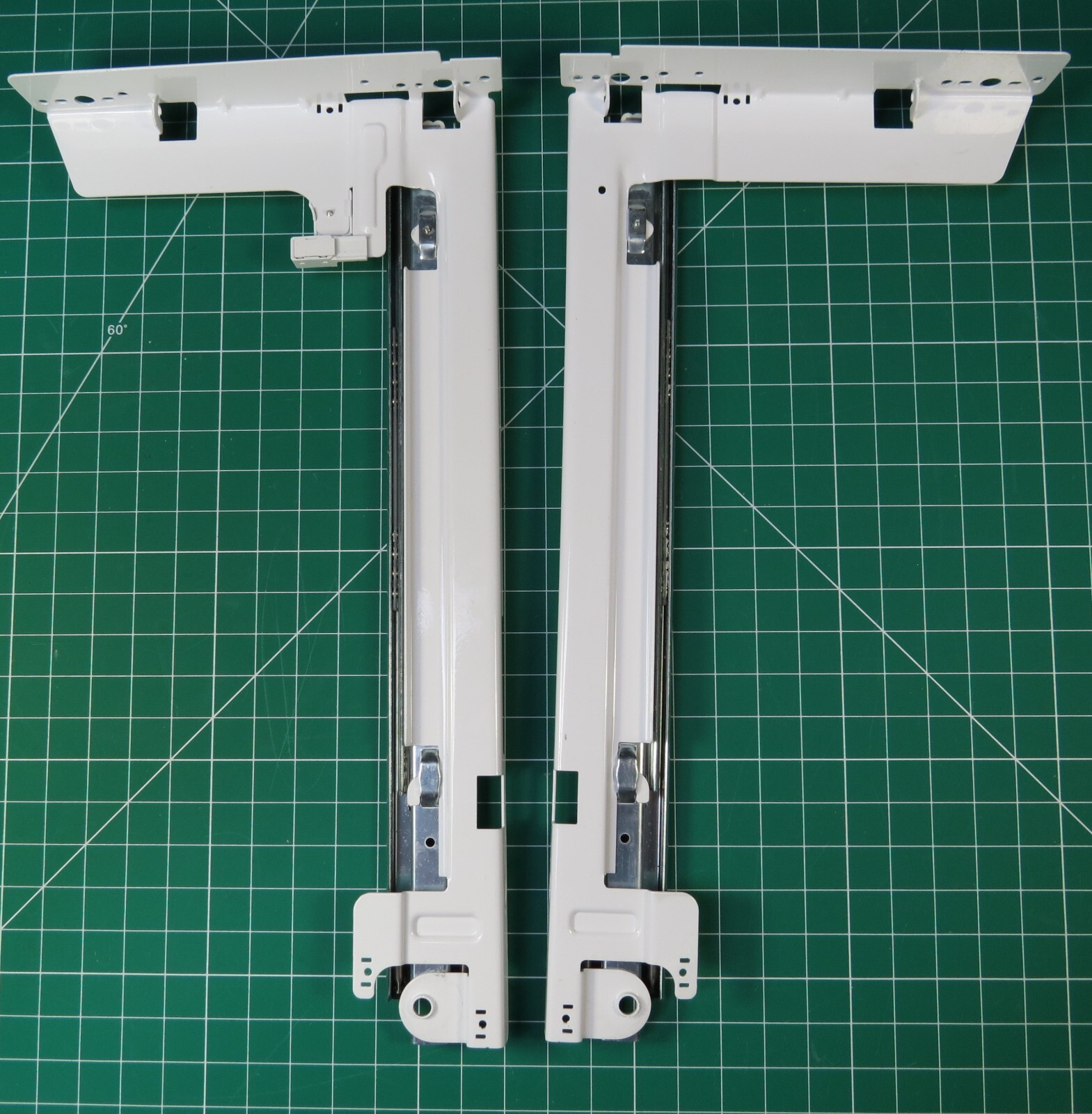 OEM LG L&R Slide Rail Connector Set MCD62287605, MCD62287606, MGT61844014, 13 gallery