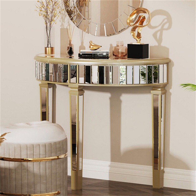 Console Table Dressing Makeup for Bedroom Entryway Chic Sofa Side Accent Table gallery