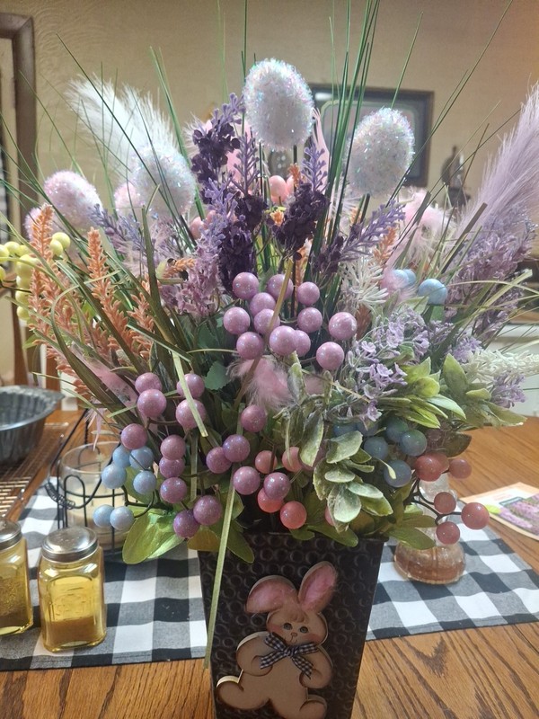 Easter Egg Flower Bouquet Spring Flowers NEW gallery