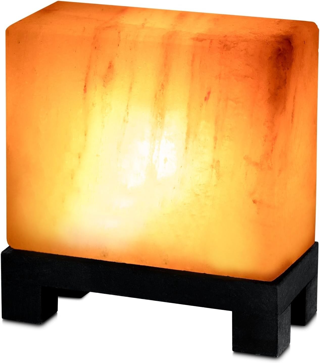 UMAID Himalayan Salt Lamp Rectangle Pink Rock Crystal Dimmable 10lb Light gallery