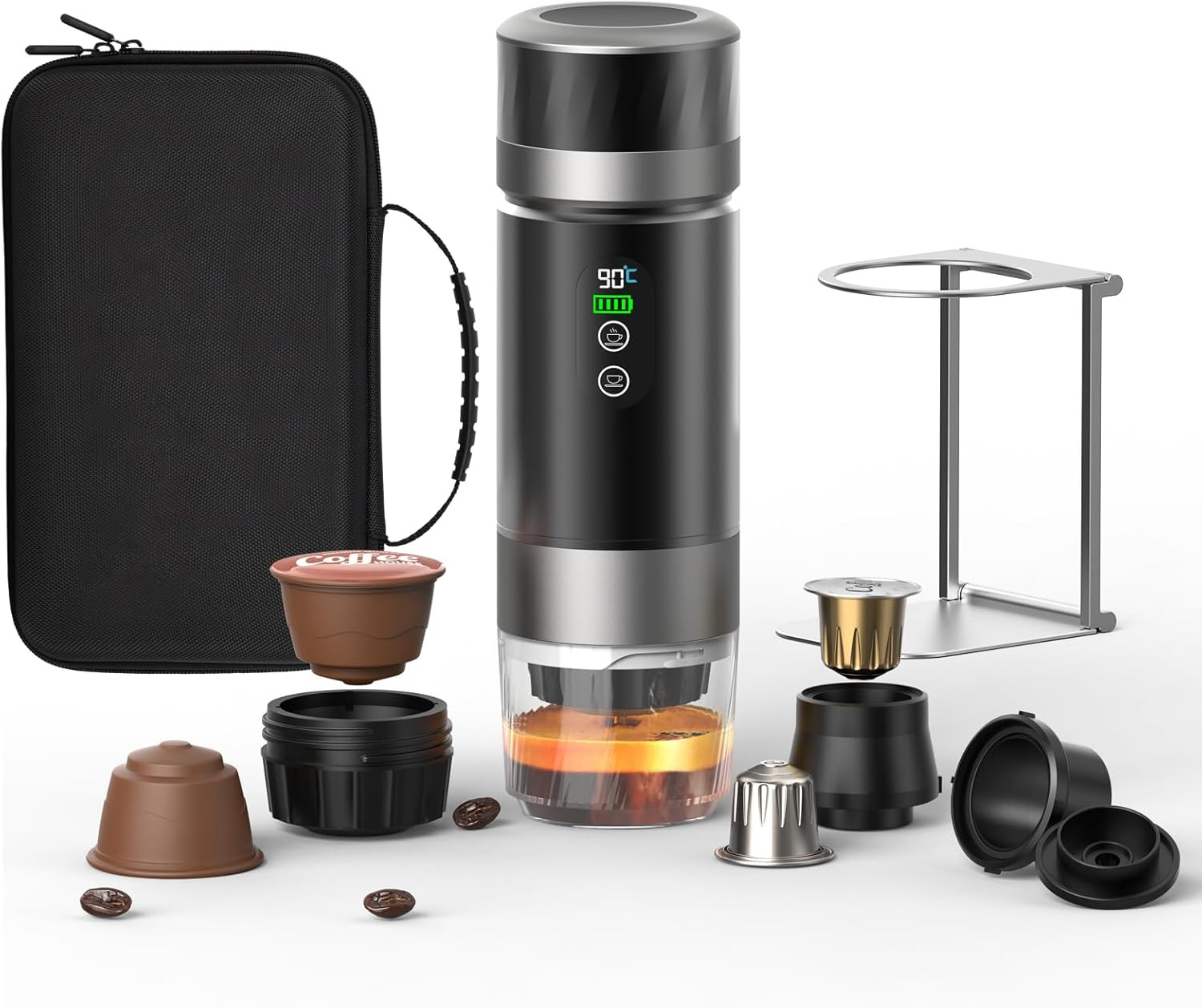 Portable Coffee Maker with 7500mAh Battery - Ideal for Travel & Camping gallery