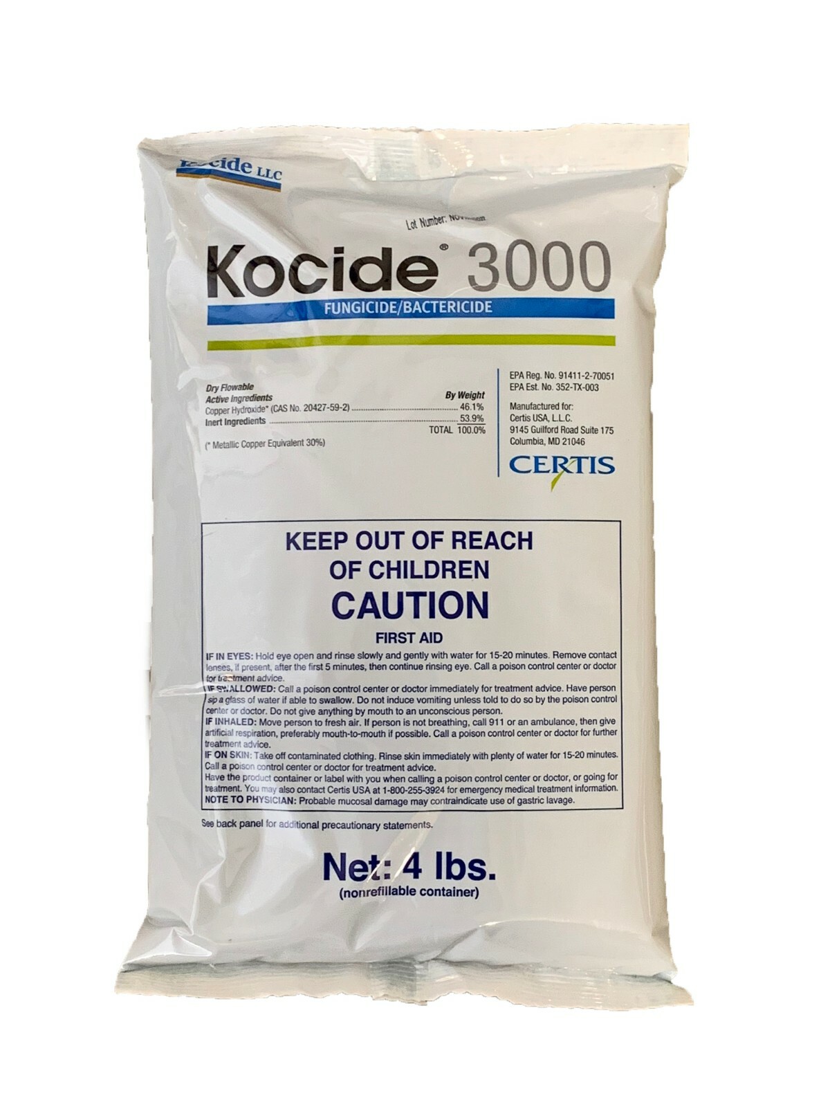 Kocide 3000 Fungicide - 4 Pounds gallery