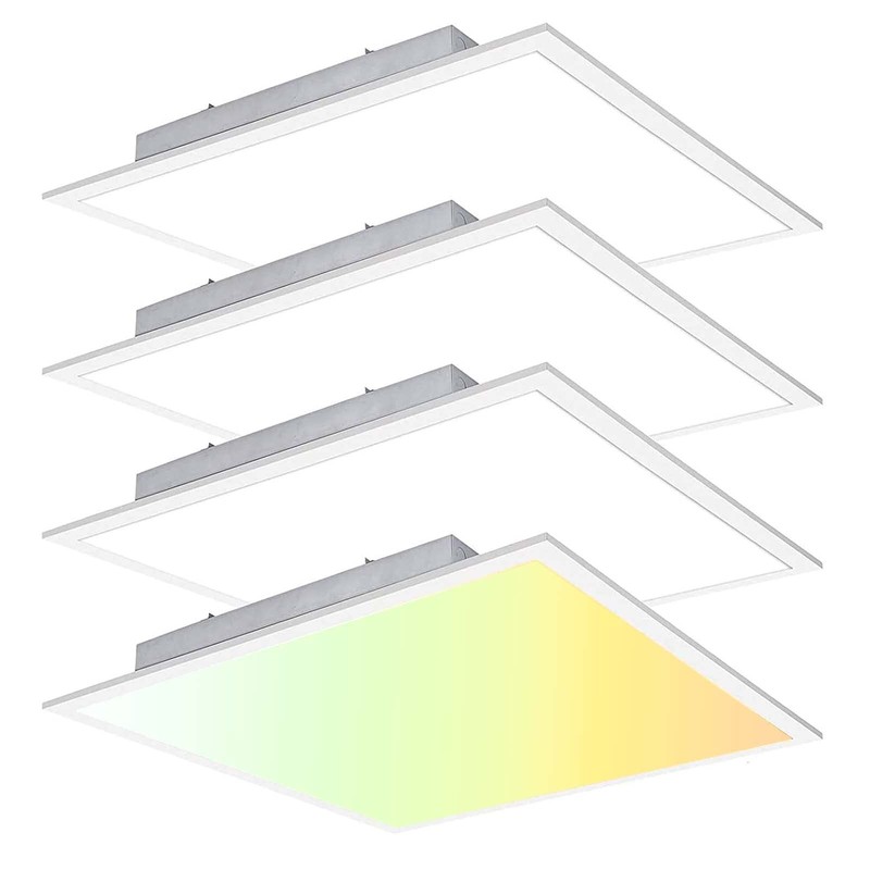 Oukeeto 2X2 Ft Led Flat Panel Light 45W 5625Lm 3000K/4000K/5000K Color gallery