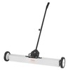 VEVOR 36" Magnetic Sweeper with Wheels 55Lbs Rolling Sweeper Lawn Yard Grass gallery