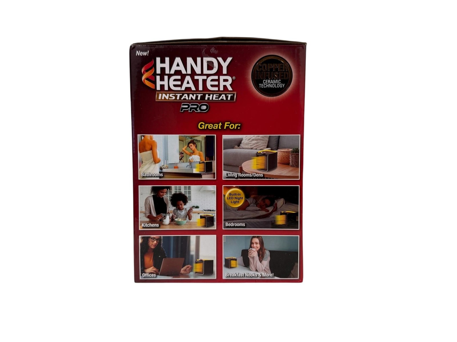 Handy Heater Instant Heat Pro 1500W Plug-in Space Heater gallery