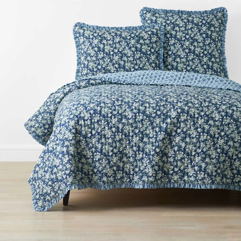 The Company Store Suhana Reversible Ruffle Quilt gallery