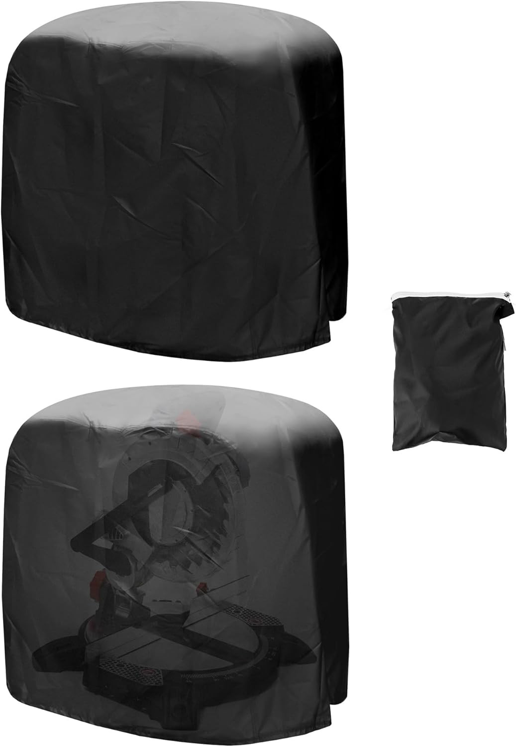 Dustproof Miter Saw Cover, 2 Pack Waterproof Covers, 210D Oxford Cloth with Bott gallery